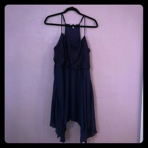 Blue Hi Lo Dress
